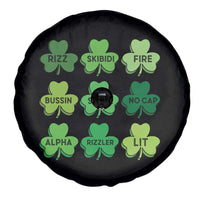 Funny St Patricks Day Skibi Rizz Spare Tire Cover No Cap