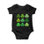 Funny St Patricks Day Skibi Rizz Baby Onesie No Cap