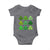 Funny St Patricks Day Skibi Rizz Baby Onesie No Cap