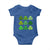 Funny St Patricks Day Skibi Rizz Baby Onesie No Cap