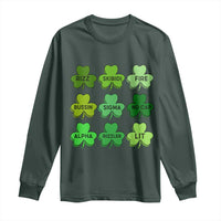 Funny St Patricks Day Skibi Rizz Long Sleeve Shirt No Cap