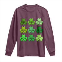 Funny St Patricks Day Skibi Rizz Long Sleeve Shirt No Cap