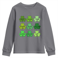 Funny St Patricks Day Skibi Rizz Youth Sweatshirt No Cap