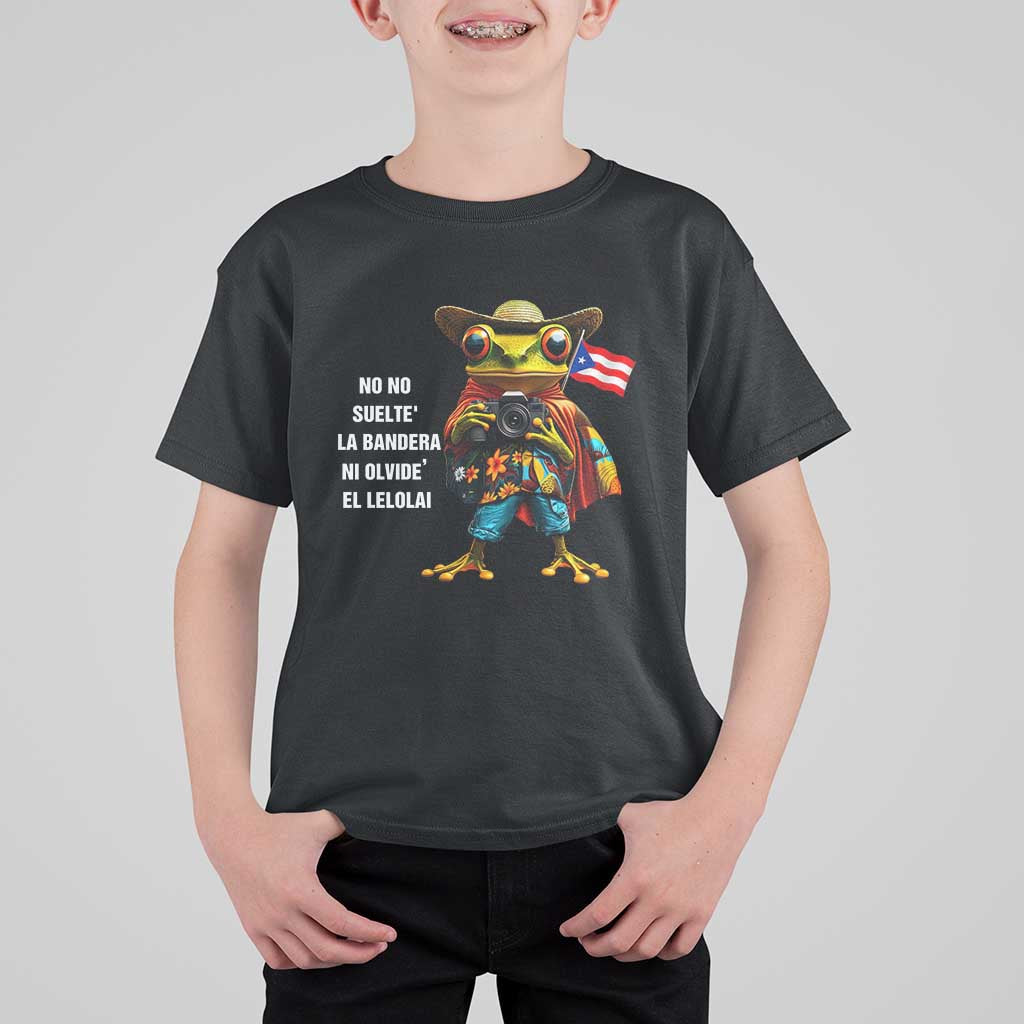 Puerto Rico Coqui' T Shirt For Kid Debí Tirar Más Fotos