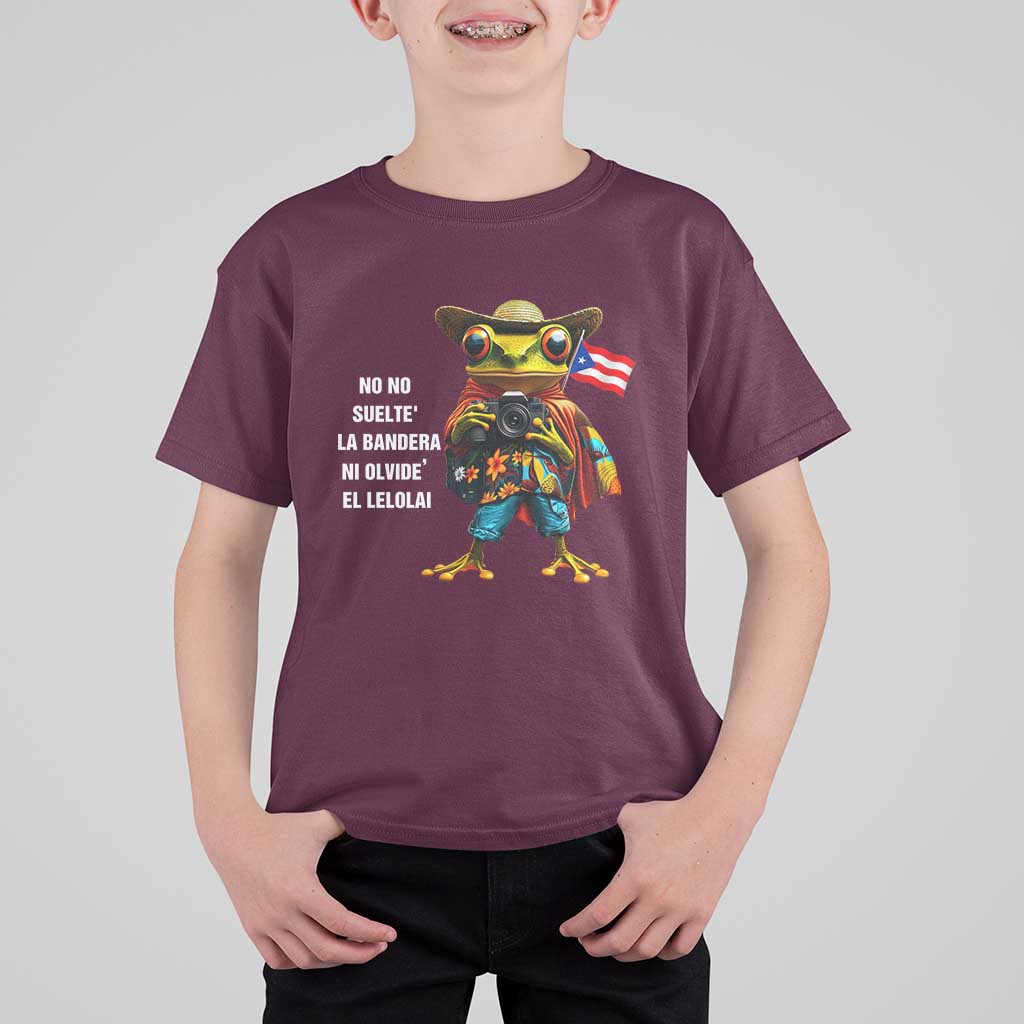 Puerto Rico Coqui' T Shirt For Kid Debí Tirar Más Fotos