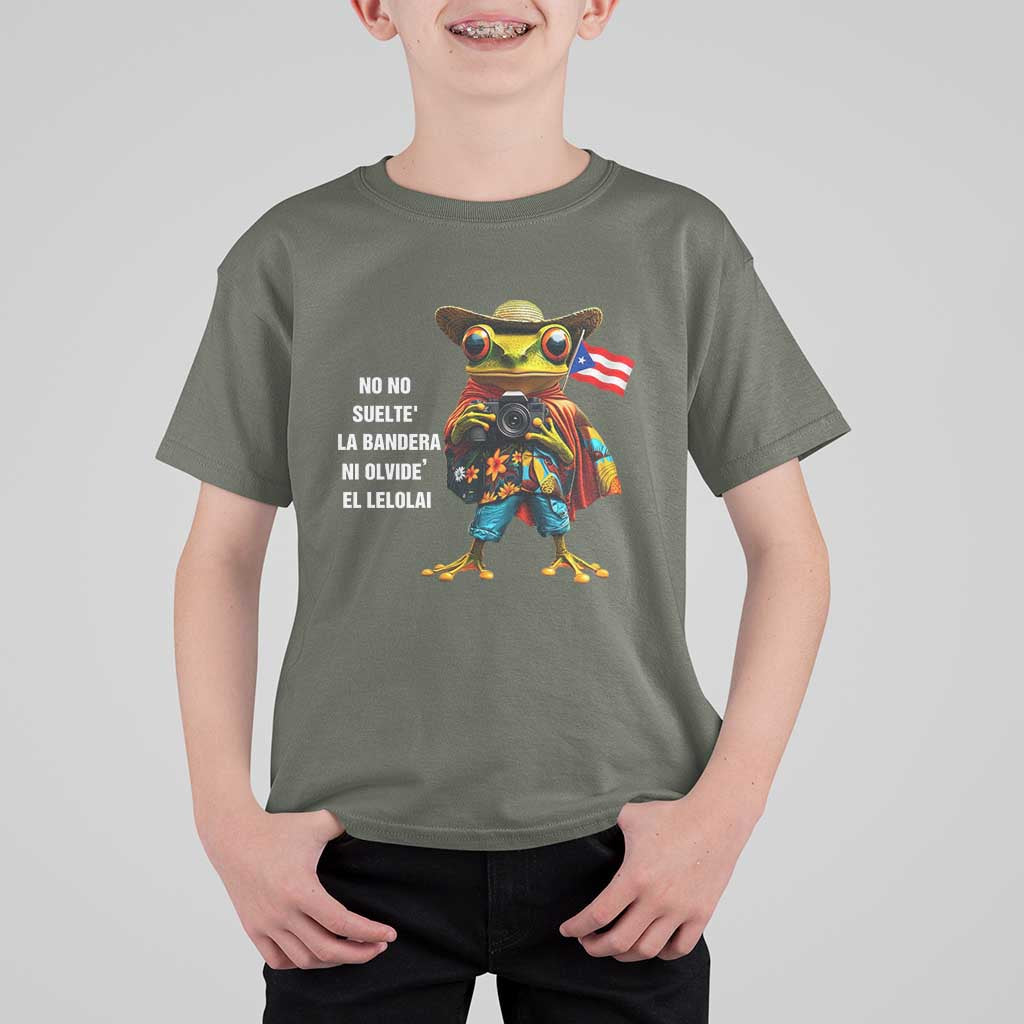 Puerto Rico Coqui' T Shirt For Kid Debí Tirar Más Fotos