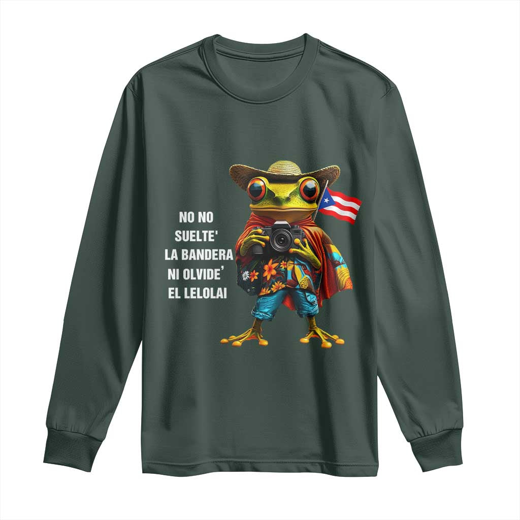 Puerto Rico Coqui' Long Sleeve Shirt Debí Tirar Más Fotos