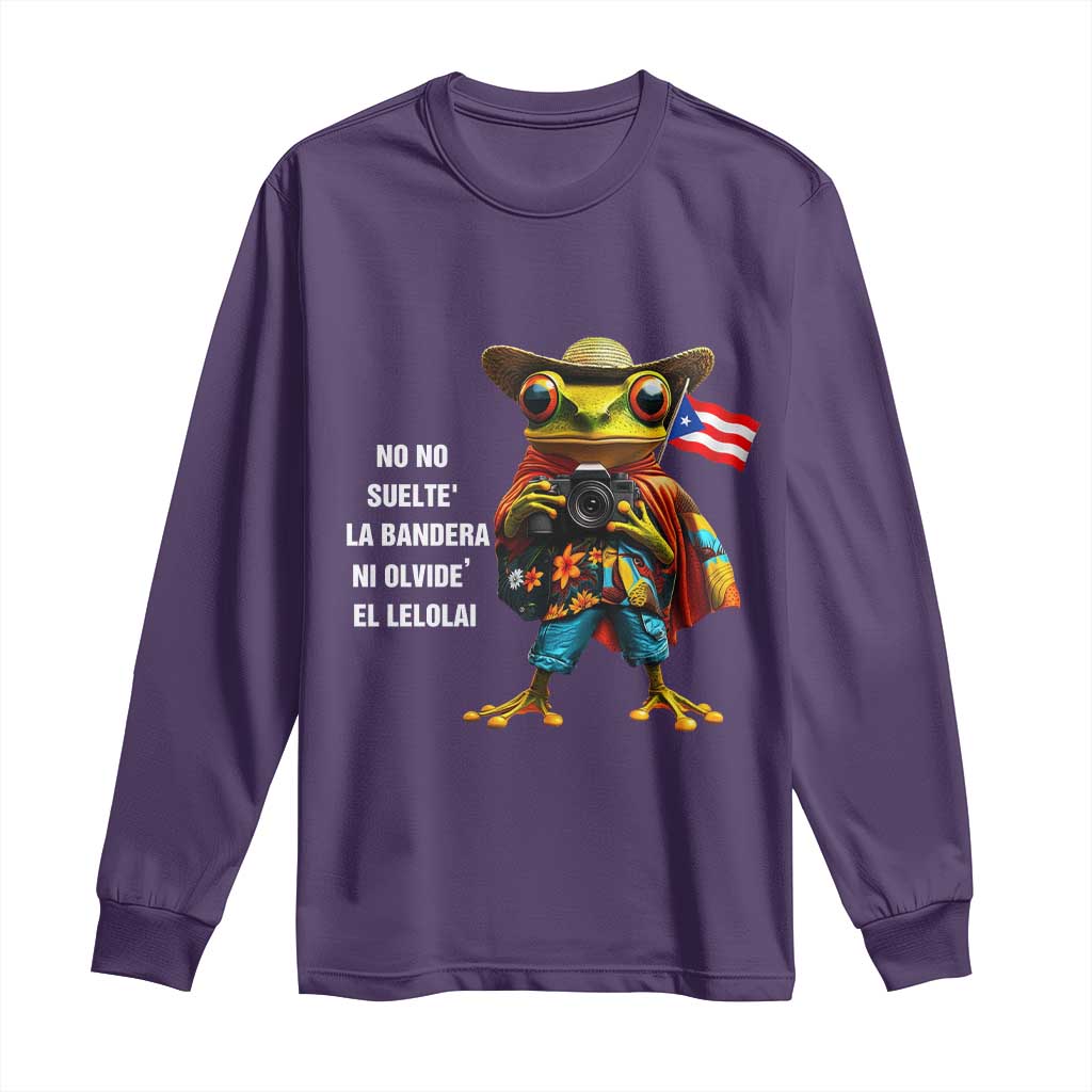 Puerto Rico Coqui' Long Sleeve Shirt Debí Tirar Más Fotos