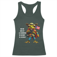 Puerto Rico Coqui' Racerback Tank Top Debí Tirar Más Fotos