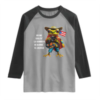 Puerto Rico Coqui' Raglan Shirt Debí Tirar Más Fotos