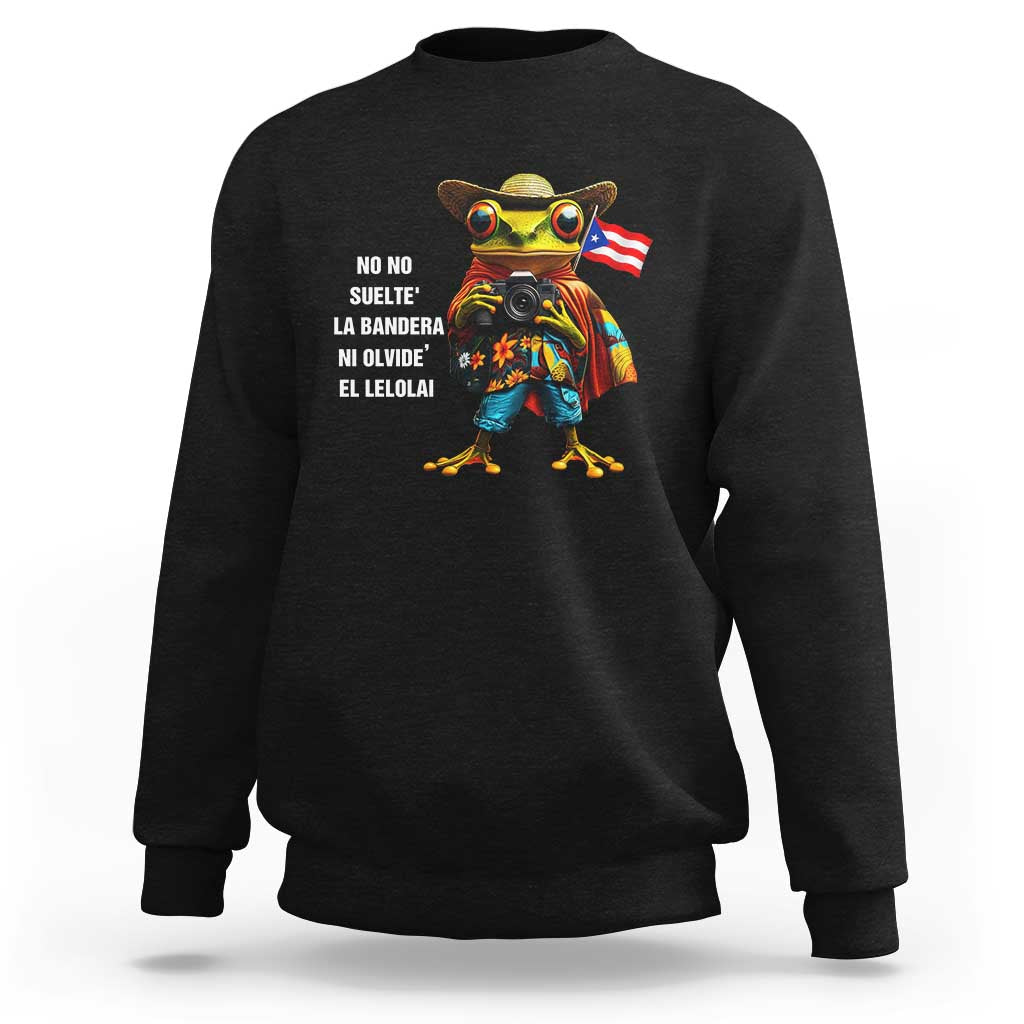 Puerto Rico Coqui' Sweatshirt Debí Tirar Más Fotos