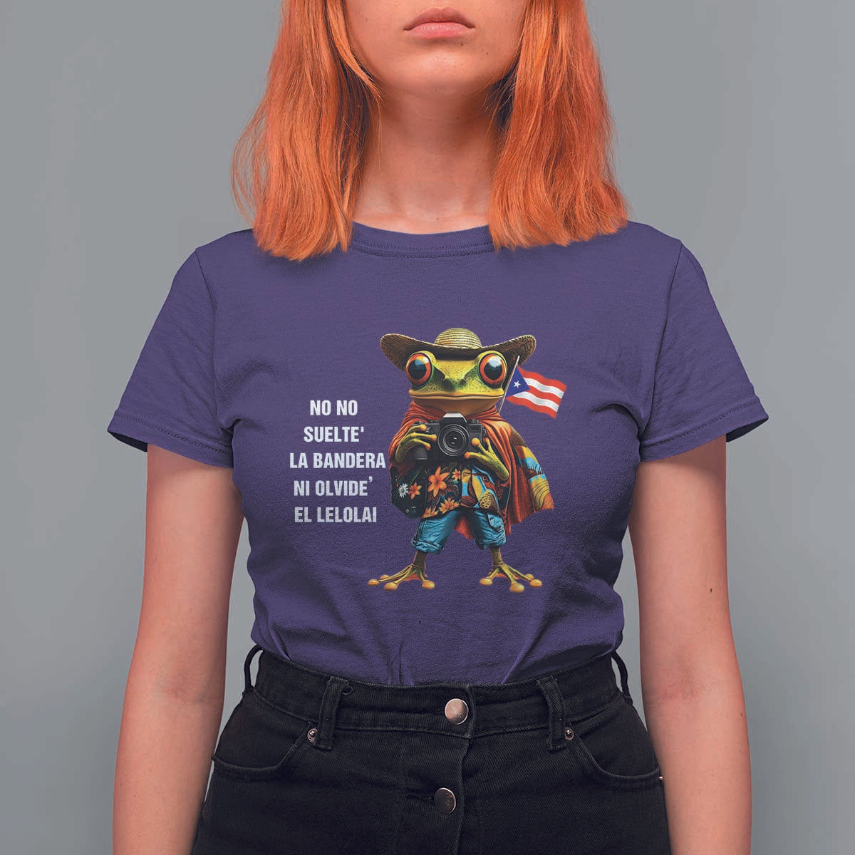 Puerto Rico Coqui' T Shirt For Women Debí Tirar Más Fotos