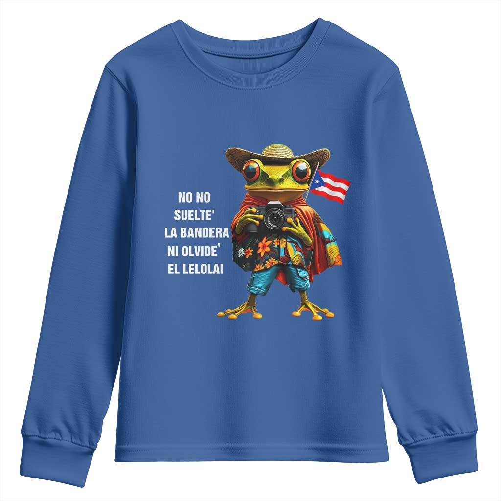 Puerto Rico Coqui' Youth Sweatshirt Debí Tirar Más Fotos