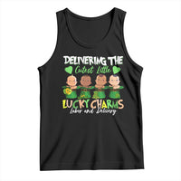 Labor and Delivery Nurse St Patrick's Day Tank Top Delivering The Cutest Little Lucky Charms