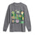 Teachers St Patrick's Day Long Sleeve Shirt One Lucky Teacher Retro Groovy
