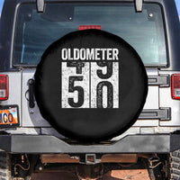 Oldometer 50 Birthday Spare Tire Cover Funny Vintage Aged to Perfection