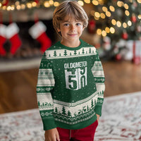 Oldometer 50 Birthday Ugly Christmas Sweater Funny Vintage Aged to Perfection - Wonder Print Shop
