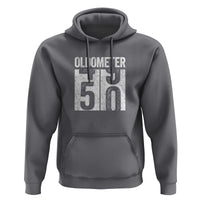 Oldometer 50 Birthday Hoodie Funny Vintage Aged to Perfection