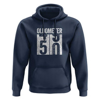 Oldometer 50 Birthday Hoodie Funny Vintage Aged to Perfection