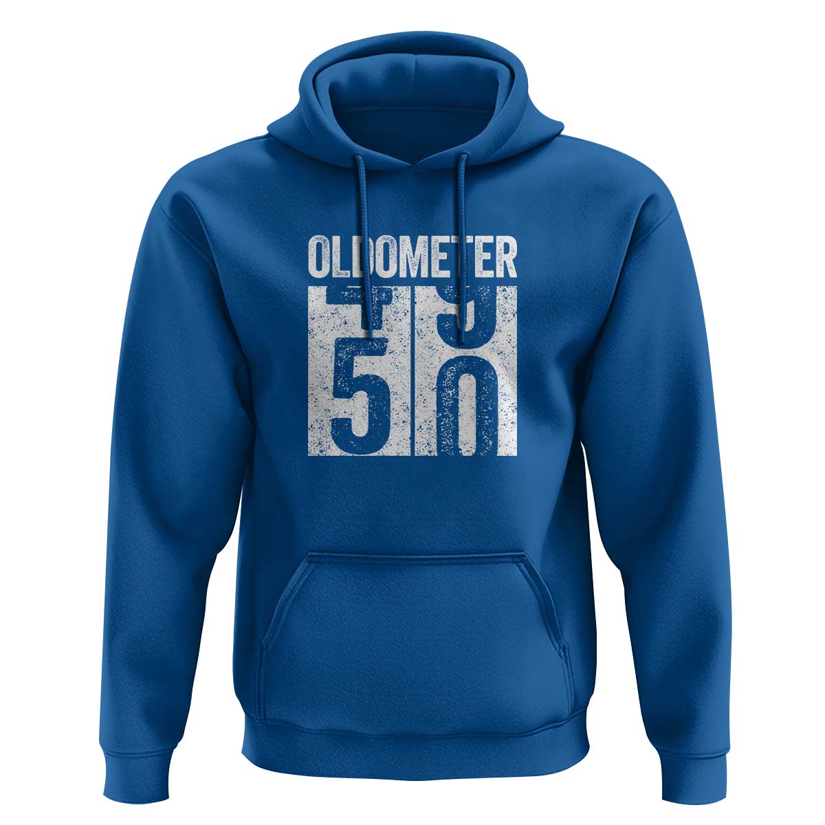 Oldometer 50 Birthday Hoodie Funny Vintage Aged to Perfection