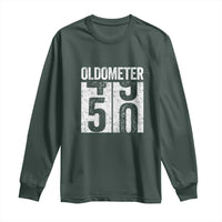 Oldometer 50 Birthday Long Sleeve Shirt Funny Vintage Aged to Perfection