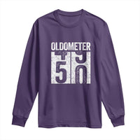Oldometer 50 Birthday Long Sleeve Shirt Funny Vintage Aged to Perfection