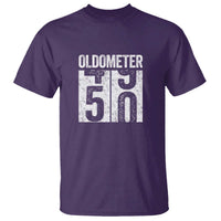 Oldometer 50 Birthday T Shirt Funny Vintage Aged to Perfection