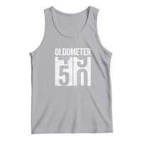 Oldometer 50 Birthday Tank Top Funny Vintage Aged to Perfection