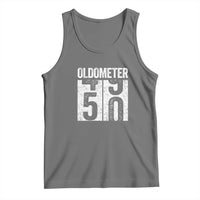 Oldometer 50 Birthday Tank Top Funny Vintage Aged to Perfection