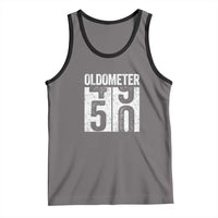Oldometer 50 Birthday Tank Top Funny Vintage Aged to Perfection