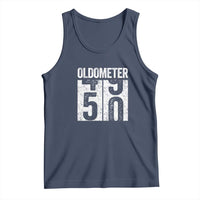 Oldometer 50 Birthday Tank Top Funny Vintage Aged to Perfection