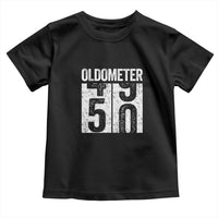 Oldometer 50 Birthday Toddler T Shirt Funny Vintage Aged to Perfection