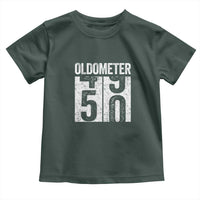 Oldometer 50 Birthday Toddler T Shirt Funny Vintage Aged to Perfection