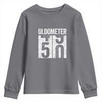Oldometer 50 Birthday Youth Sweatshirt Funny Vintage Aged to Perfection