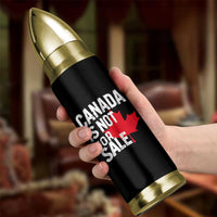 Canada Is Not For Sale Bullet Tumbler Distressed Vintage Canadian Maple Leaf