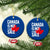 Canada Is Not For Sale Ceramic Ornament Distressed Vintage Canadian Maple Leaf - Wonder Print Shop
