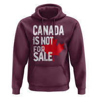 Canada Is Not For Sale Hoodie Distressed Vintage Canadian Maple Leaf