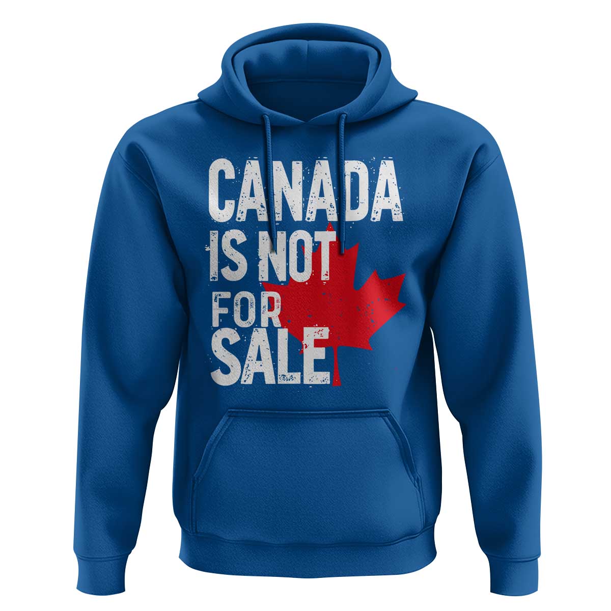Canada Is Not For Sale Hoodie Distressed Vintage Canadian Maple Leaf