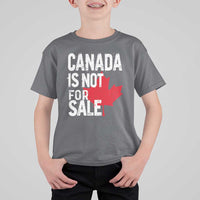 Canada Is Not For Sale T Shirt For Kid Distressed Vintage Canadian Maple Leaf