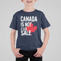 Canada Is Not For Sale T Shirt For Kid Distressed Vintage Canadian Maple Leaf