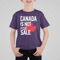 Canada Is Not For Sale T Shirt For Kid Distressed Vintage Canadian Maple Leaf