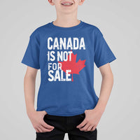 Canada Is Not For Sale T Shirt For Kid Distressed Vintage Canadian Maple Leaf