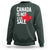 Canada Is Not For Sale Sweatshirt Distressed Vintage Canadian Maple Leaf