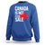 Canada Is Not For Sale Sweatshirt Distressed Vintage Canadian Maple Leaf