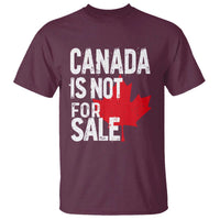 Canada Is Not For Sale T Shirt Distressed Vintage Canadian Maple Leaf