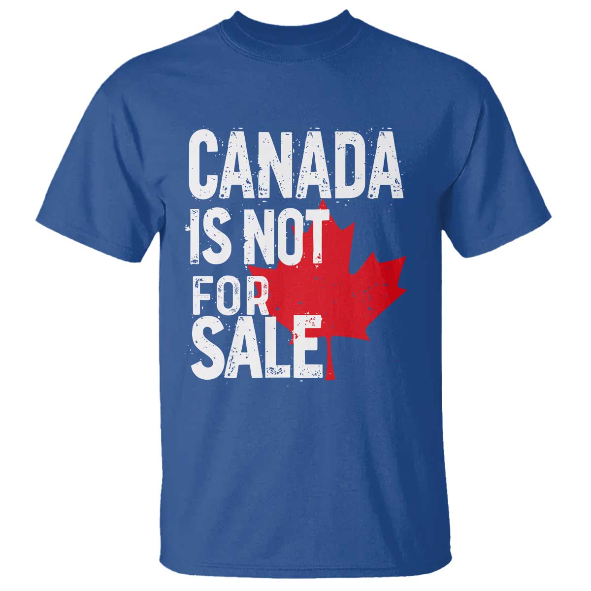 Canada Is Not For Sale T Shirt Distressed Vintage Canadian Maple Leaf
