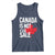 Canada Is Not For Sale Tank Top Distressed Vintage Canadian Maple Leaf
