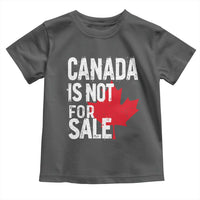 Canada Is Not For Sale Toddler T Shirt Distressed Vintage Canadian Maple Leaf