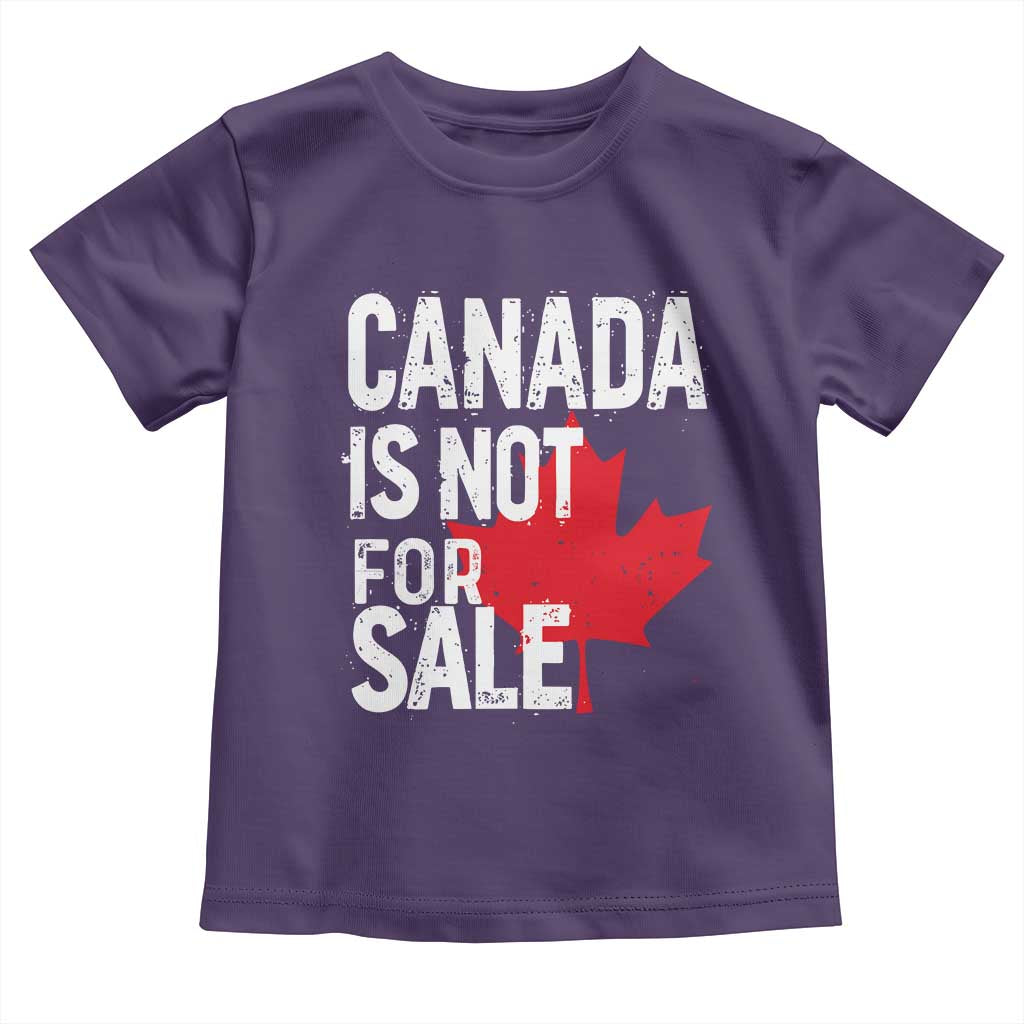 Canada Is Not For Sale Toddler T Shirt Distressed Vintage Canadian Maple Leaf