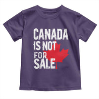 Canada Is Not For Sale Toddler T Shirt Distressed Vintage Canadian Maple Leaf